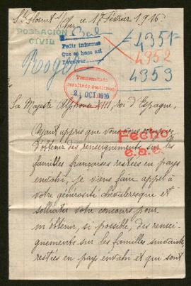 Expediente de Gustave Roger, madame veuve Roger y la familia Savary Bachelet