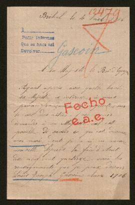 Expediente de Louis Joseph Gascoin