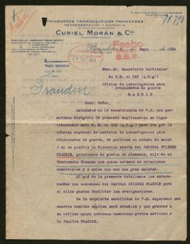 Expediente de Etienne Fraudin