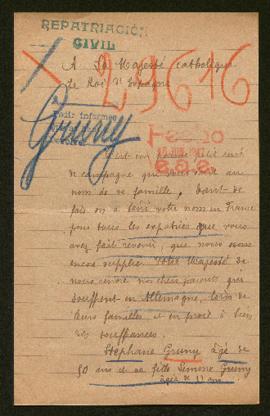 Expediente de la familia Gruny