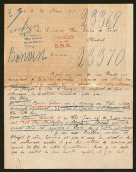 Expediente de madame Bonvin Lutun y la familia Bonvin Dehondt