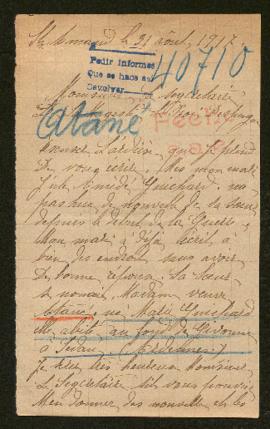 Expediente de Marie Atané Guichard