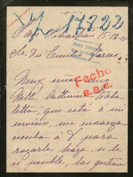 Expediente de Séverin Zabaletta