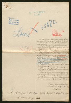 Expediente de la familia Louis Rossignon