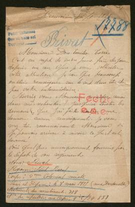 Expediente de Paul Raoul Privat