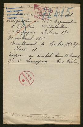 Expediente de Georges Coindet