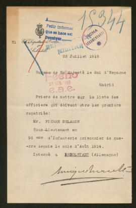 Expediente de Pierre Delande