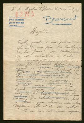 Expediente de Armand Robert Brancourt
